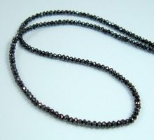 black diamonds beads