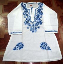 Handmade Hand Embroidered Cotton Kurtis, Feature : Eco-Friendly