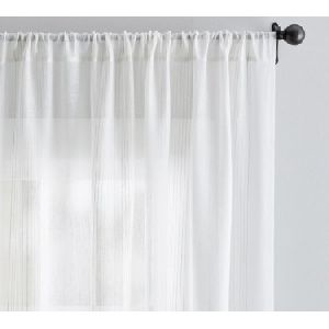 100% cotton gauze rod top curtain, 54 inches x 108 inches