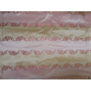 stunning silk taffeta jacquardrich pink/light gold
