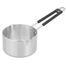 Single Handle Stainless Steel Double Bottom Sauce Pan