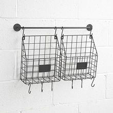 HANGING WIRE FILE FOLDER WITH BLACK BOARD