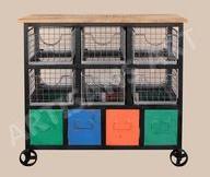 Storage Bucket Cabinet