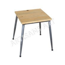 Wood Top Metal Stool, Feature : Stackable, Strong, Vintage, Industrial Etc