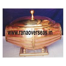 Drum Look Brass Chafing Dish