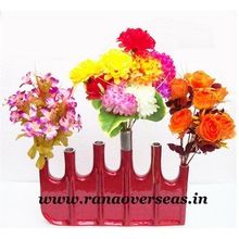 Colored Aluminium Metal Flower Vase