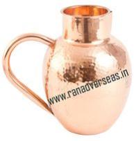 Pure Copper Thick and Round Water Jug