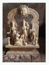 Hindu God Ram Laxman Sita Hanuman Ram Darbaar Statue