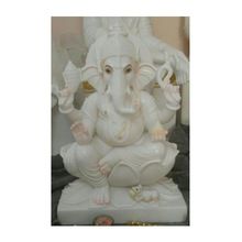 Antique Italian Marble God Ganesha Statue