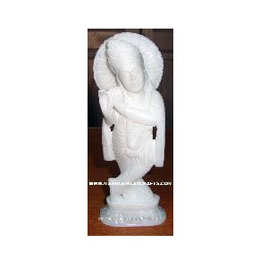 Lord Krishna Marble Statue 