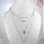 CZ Gemstone Lariat Necklace