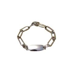 Chain Dog Collar silver buckle