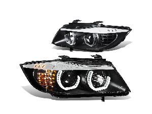 BMW 3 Series E90 3D Look Angle Eye Head Light (Premium Car Accessories) DealKarDe