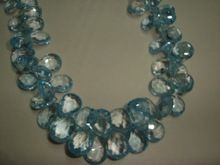 Blue Topaz Pear faceted