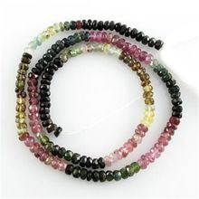 Multi Tourmaline beads Faceted