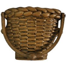 Basket Door Knocker bronze metal