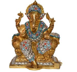 Brass Decorative Ganesha Statue