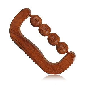 Wooden Handheld Foot Roller