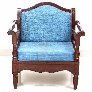 Soft Fabirc Wooden Sofa Chair