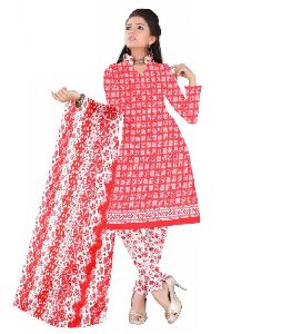 Printed Cotton Salwar Kameez Suits