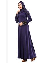 Stylish Party Wear Imported Plain Velvet Embosed Anarkali Abaya Burkha