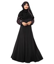 Stylish Plain Abaya Burkha With Diamond Stone