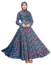 Women Casual Daily Wear Floral Printed Anarkali