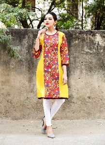Indian Women cotton casual stylish Kurti for women and girls