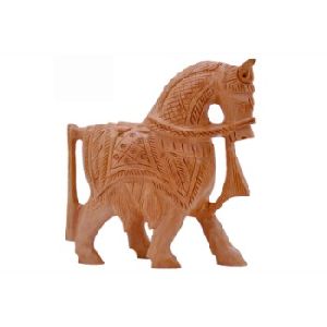 WOODEN CARVING HORSE