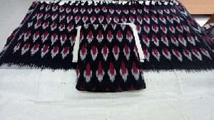 Ikat Printed Cotton Dress Matrials