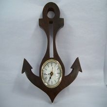 anchor shape wall clock