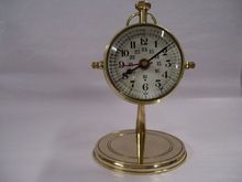 full brass table clock