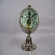 plated table clock marine table watch