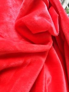 Red Velboa Fur Fabric