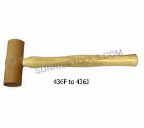 RAW HIDE MALLET NATURAL