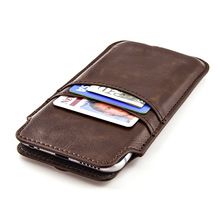 Leather Phone Wallet Black Cover