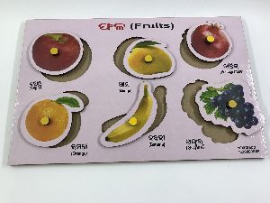 MDF Puzzle Fruits