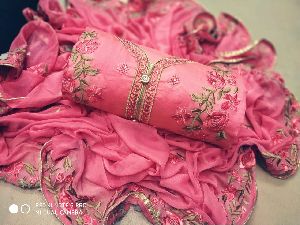 Embroided Dress Material