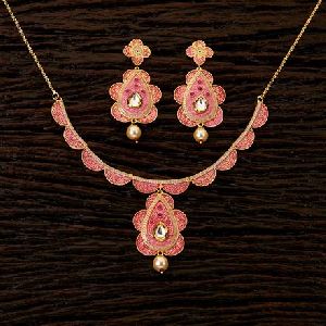 Kundan Classic Necklace With Gold Plating