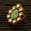 Kundan Delicate Ring With Gold Plating