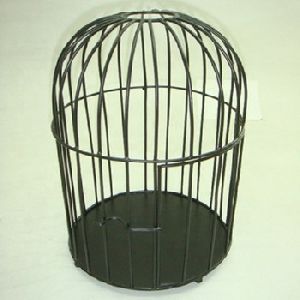 Matt Black Iron Metal Bird Cage