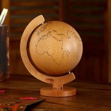 WOODEN Globe, Table Globe, World Globe, Globes, Stationary Globe