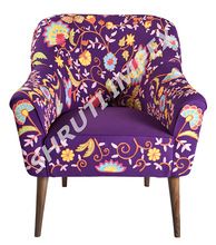 Embroidery Sofa Arm Chair