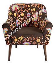 Embroidery Upholstery Arm Chair