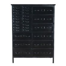 Industrial Iron Metal Chest of Drawers Tool Cabinet