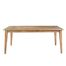 Vintage Bone Fitting Mano Wooden Dining Table