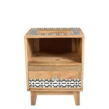 Wooden Drawer Storage Night Stand