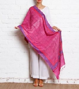 Pink Silk Stole