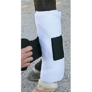 White Bow Leg Wraps Horse Bandage