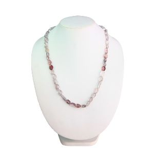 Alister Quartz Smooth Unusual Tumble Beads Necklace